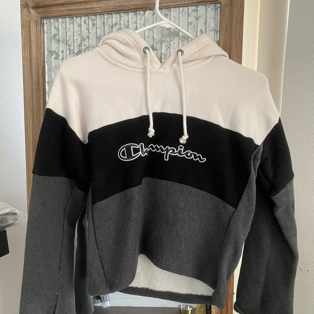 Cropped champion hoodie